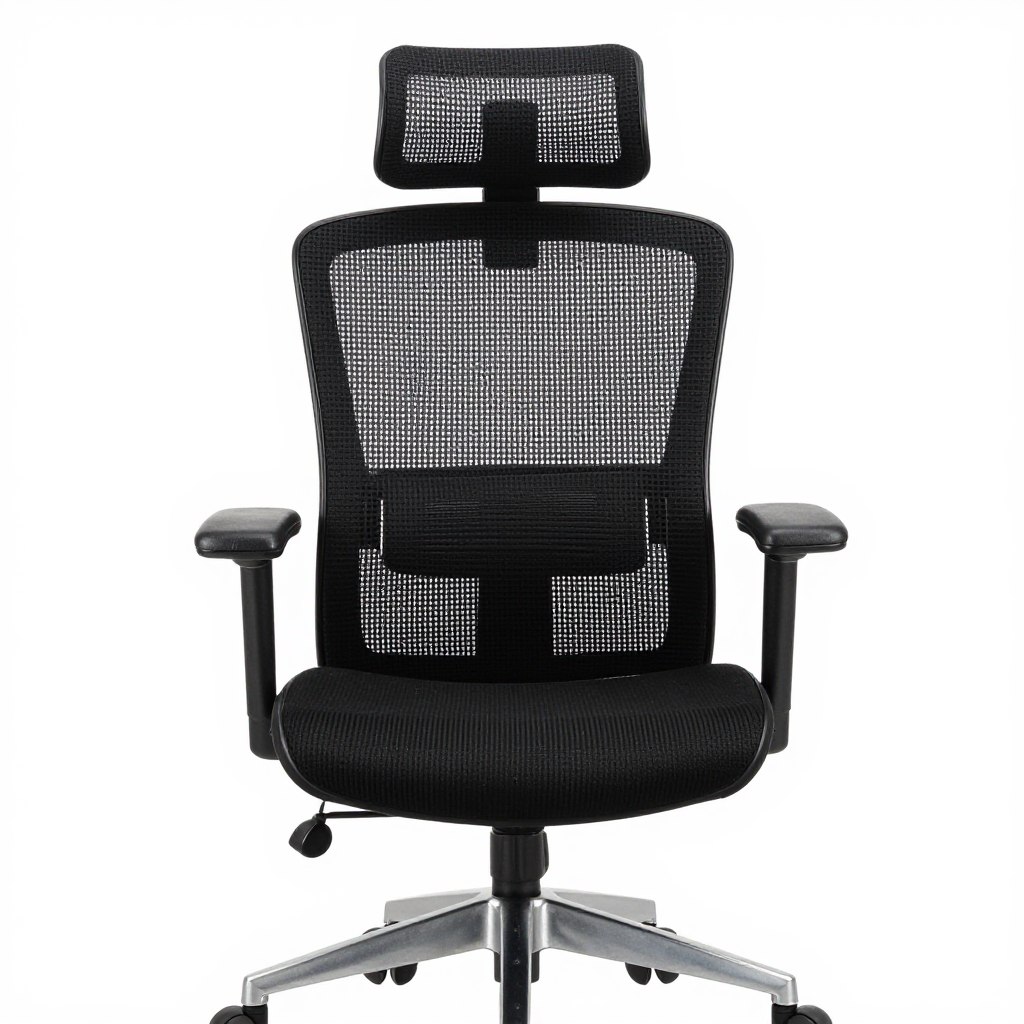 Kerusi ergonomik mesh office chair di Shopee